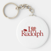 I Liebe Rudolph Schlüsselband
