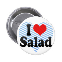 I Liebe-Salat Anstecknadelbuttons