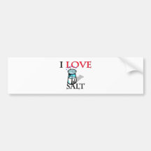I Liebe-Salz Autosticker