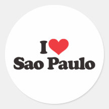 I Liebe Sao-Paulo Aufkleber