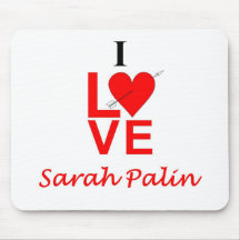 I Liebe Sarah Palin Mauspads