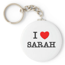 I Liebe Sarah schlüsselanhänger