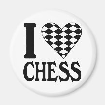 I Liebe-Schach-Magnet Magnets