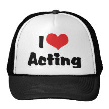 I Liebe-Schauspiel Baseball Caps