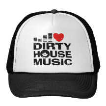 I Liebe-schmutzige Haus-Musik Caps