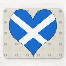 I Liebe Schottland Mauspads