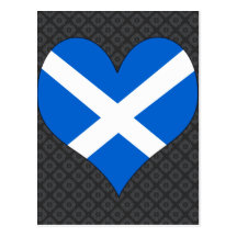 I Liebe Schottland Postkarte
