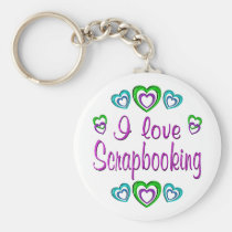 I Liebe Scrapbooking schlüsselanhänger