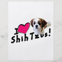 I Liebe Shih Tzus! Individuelle Flyer