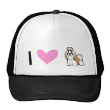 I Liebe Shih Tzus (Show geschnitten) Trucker Caps