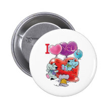 I Liebe Sie Anstecknadelbutton