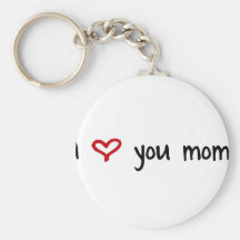 I Liebe Sie, Mamma Schlüsselanhänger