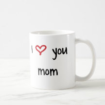 I Liebe Sie, Mamma Teetassen