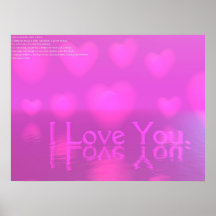 I Liebe Sie Poster