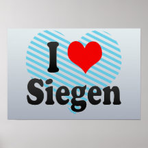 I Liebe Siegen, Deutschland. Ich Liebe Siegen, Deu Plakat