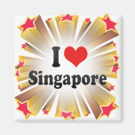 I Liebe Singapur Kühlschrankmagnete