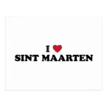 I Liebe Sint Maarten/St Martin Postkarten