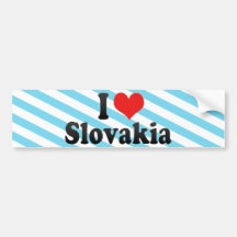 I Liebe Slowakei Auto Aufkleber