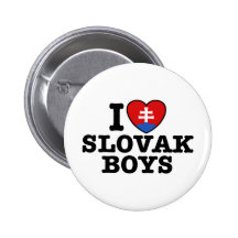 I Liebe-slowakische Jungen Buttons