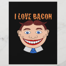 I LIEBE-SPECK BEDRUCKTE FLYER