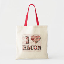 I Liebe-Speck! Tragetaschen