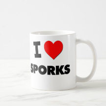 I Liebe Sporks (Nahrung) Kaffeehaferl
