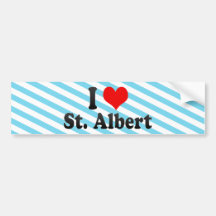 I Liebe-St. Albert, Kanada Autosticker