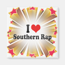 I Liebe-südlicher Rap Magnets