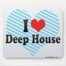 I Liebe-tiefes Haus Mauspads