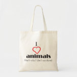 I Liebe-Tiere Leinentasche