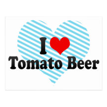 I Liebe-Tomate-Bier Postkarte