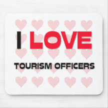 I LIEBE-TOURISMUS-OFFIZIERE MOUSEPADS