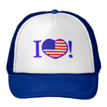 I Liebe USA-Hut Kultmütze