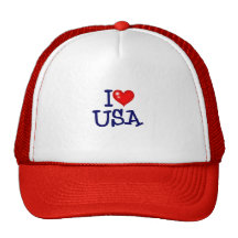 I Liebe USA Retromützen