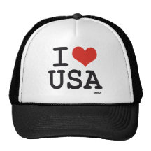 I Liebe USA Trucker Caps
