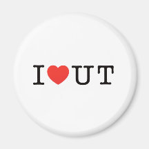 I LIEBE UTAH MAGNETS