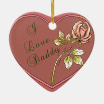 I Liebe-Vati Weihnachtsbaum Ornament