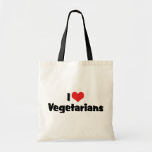 I Liebe-Vegetarier Tasche