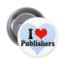 I Liebe-Verleger Anstecknadelbuttons