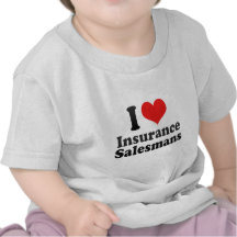 I Liebe-Versicherung Salesmans Shirts