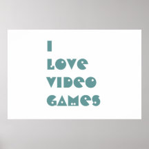 I LIEBE-VIDEOspiele Posterdrucke