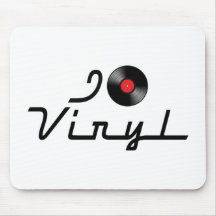 I Liebe-Vinyl Mousepads