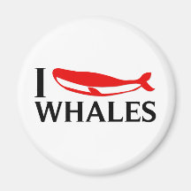 I Liebe-Wale Magnete
