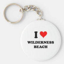 I Liebe-Wildnis-Strand Michigan Schlüsselanhänger