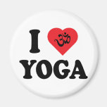 I Liebe-Yoga-Geschenk Kühlschrankmagnet