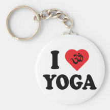 I Liebe-Yoga-Geschenk Schlüsselanhänger