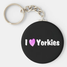 I Liebe Yorkies Schlüsselband