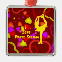 I Liebe-Zahl Skaten-Retro Entwurf Ornamente