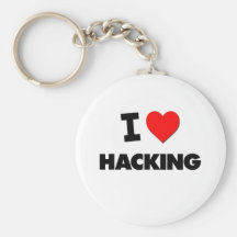 I Liebe-Zerhacken Schlüsselanhänger