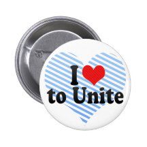 I Liebe zu vereinigen Button